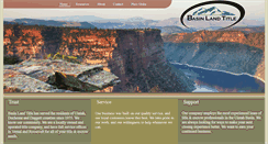 Desktop Screenshot of basinlandtitle.com