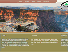 Tablet Screenshot of basinlandtitle.com